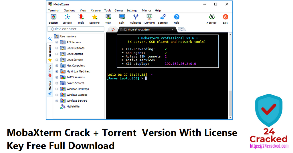 MobaXterm Crack + Torrent  Version With License Key Free Full Download