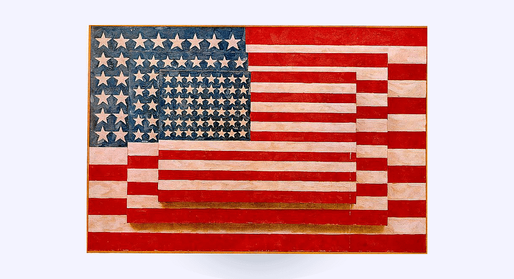 Jasper Johns Pop art