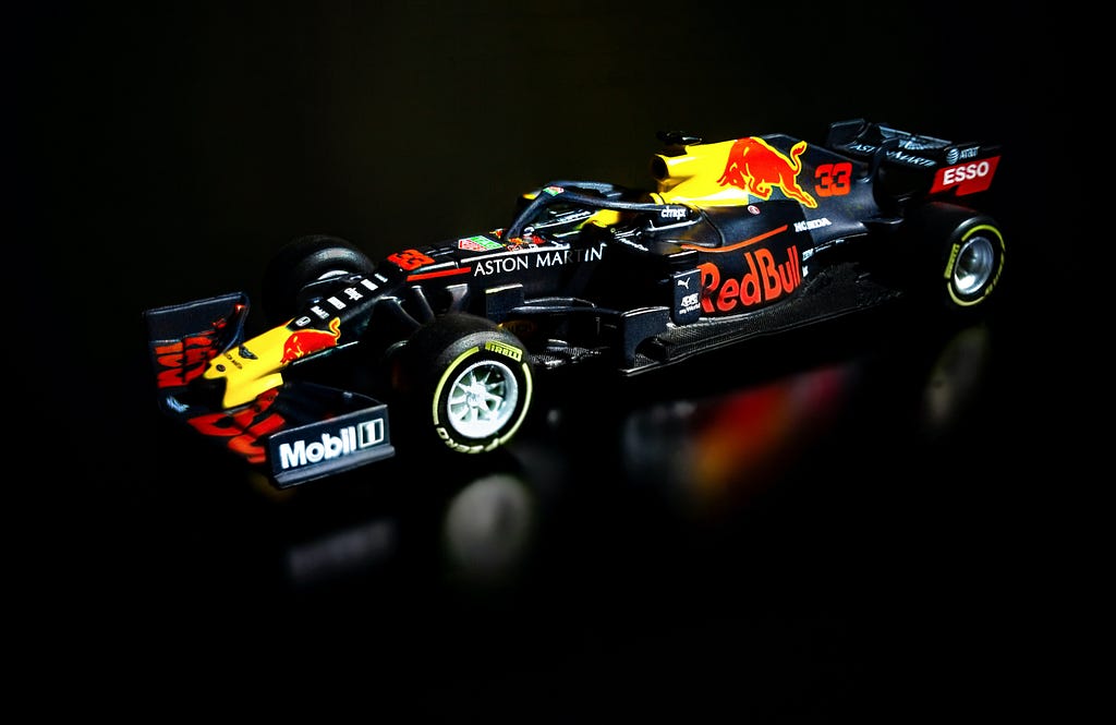 Red Bull Formula One car.