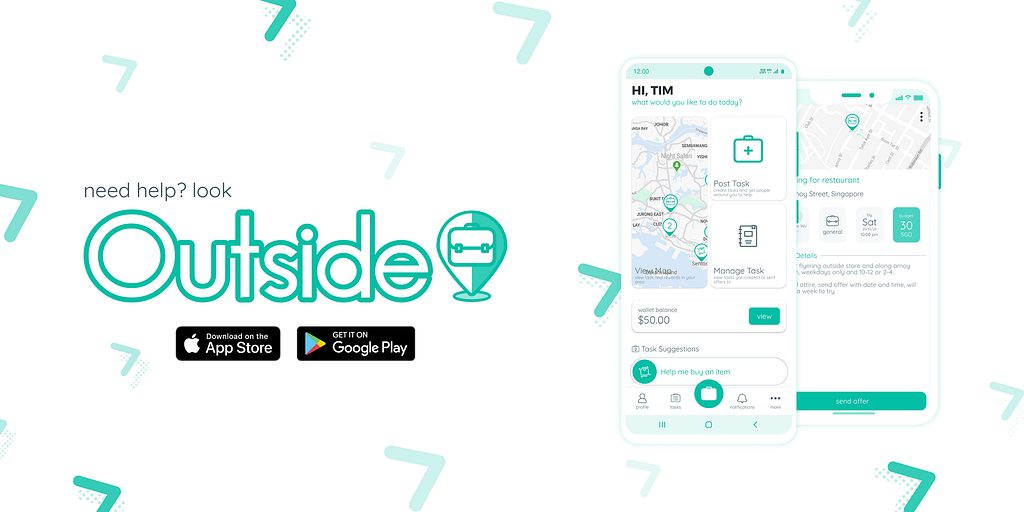 Outside: Singapore’s Community Tasking App