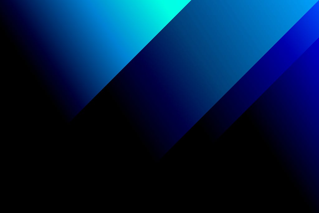 Blue gradients going from light to dark in straight, staggered lines