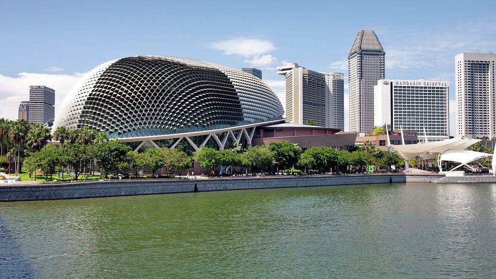 Image of the Esplanade Theatre in Singapore