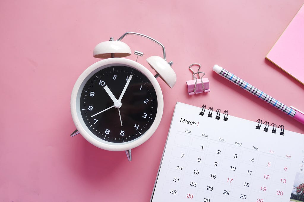 Clock and calendar