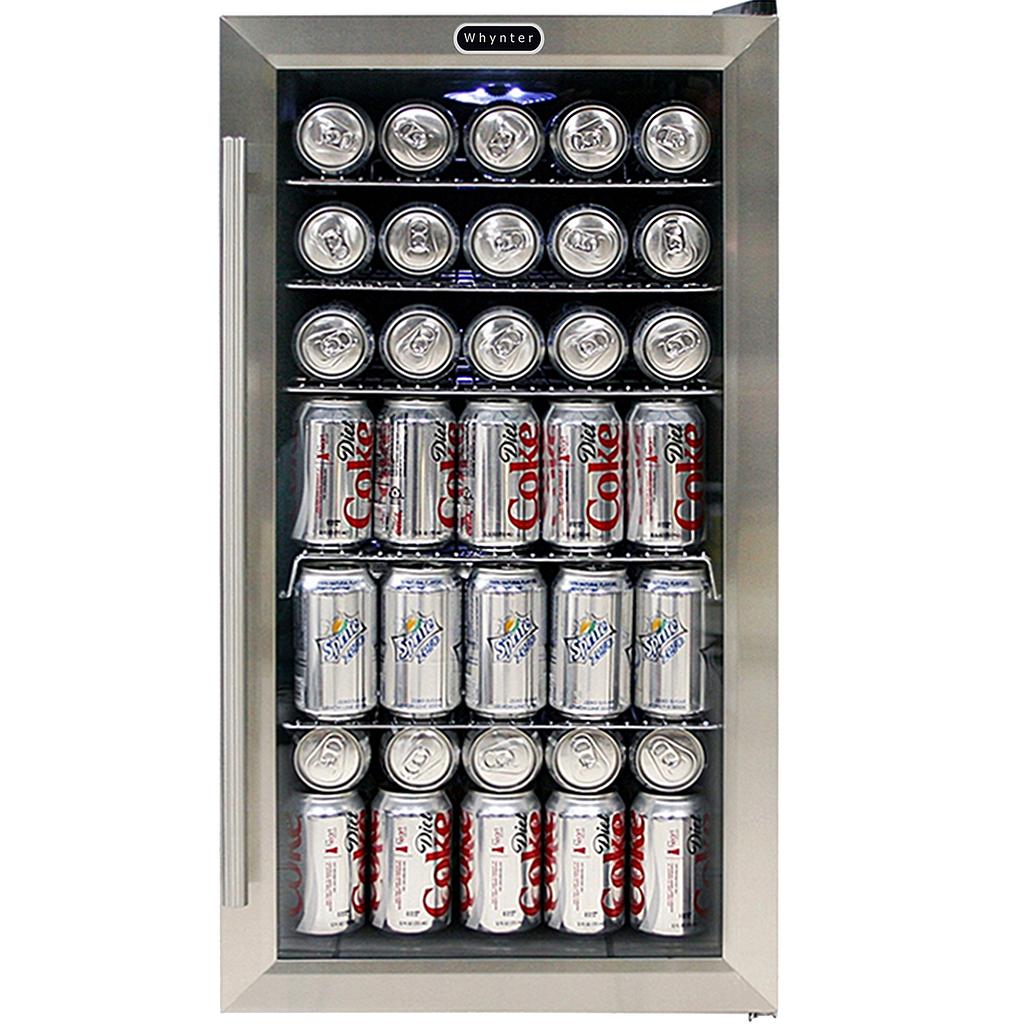 Whynter Beverage Cooler- 120 Can Capacity (BR-130SB)