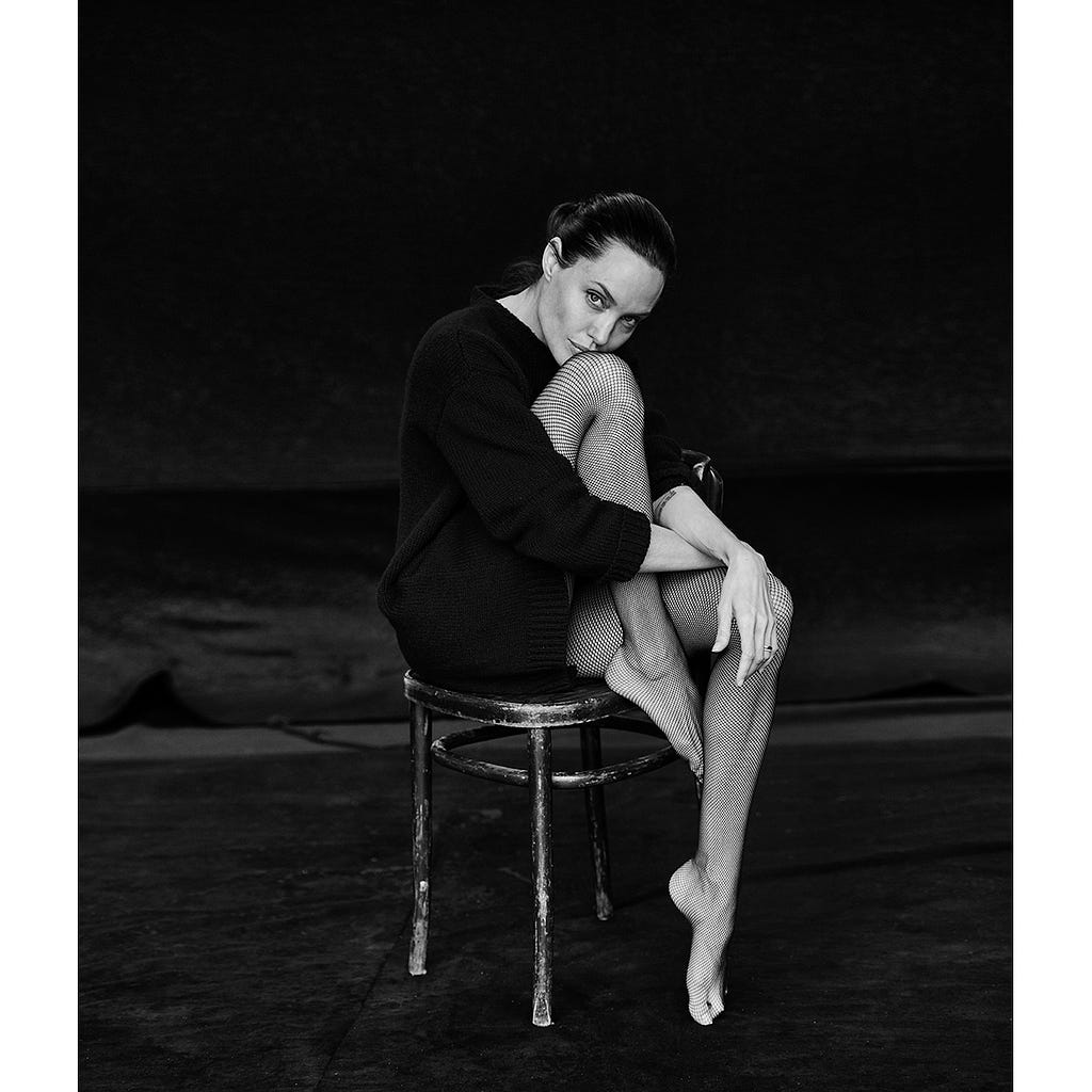 Peter Lindbergh photography Angelina Jolie