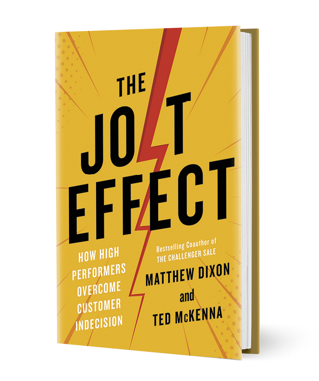 Image of the cover jacket for the book, The JOLT Effect.