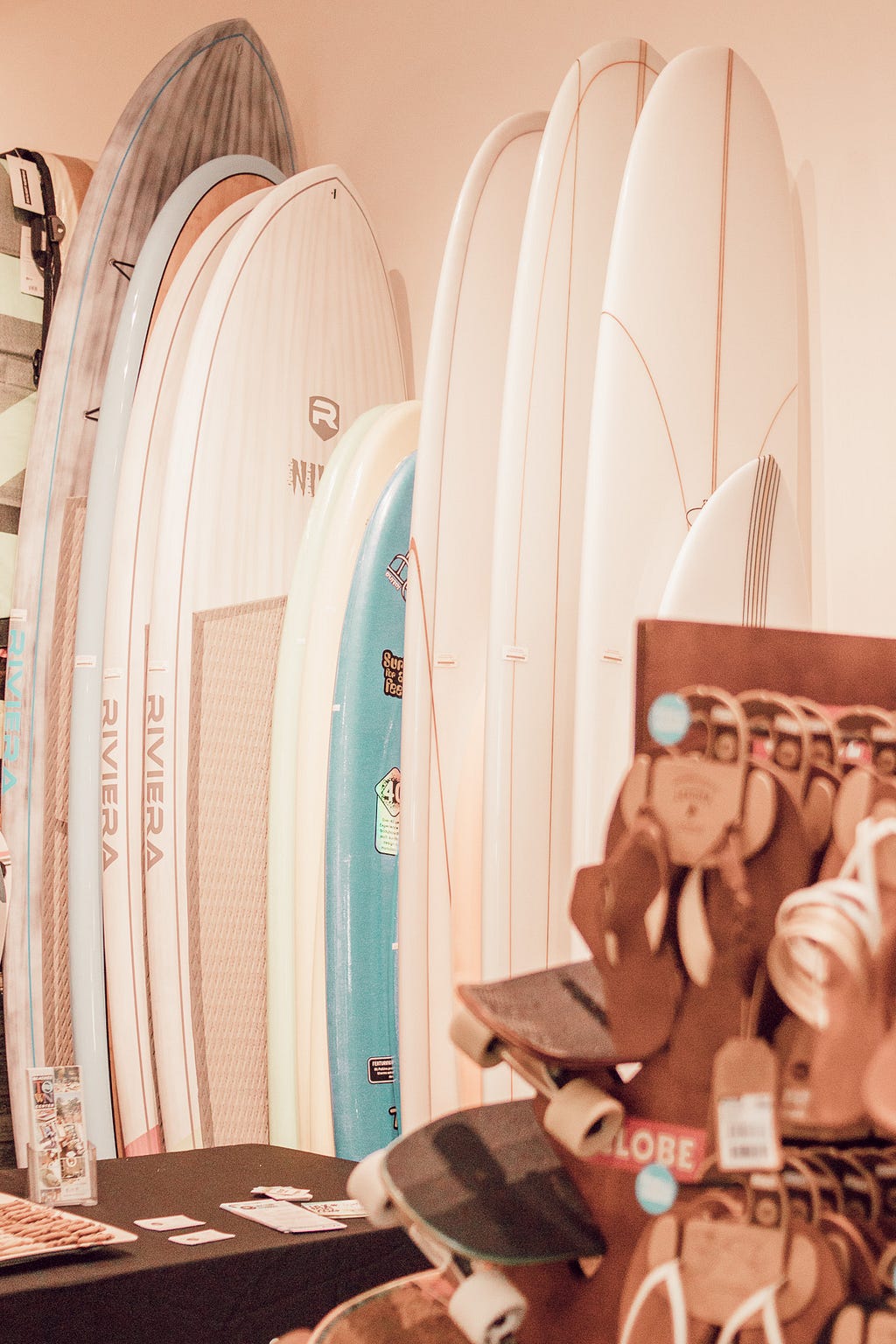 surfboards