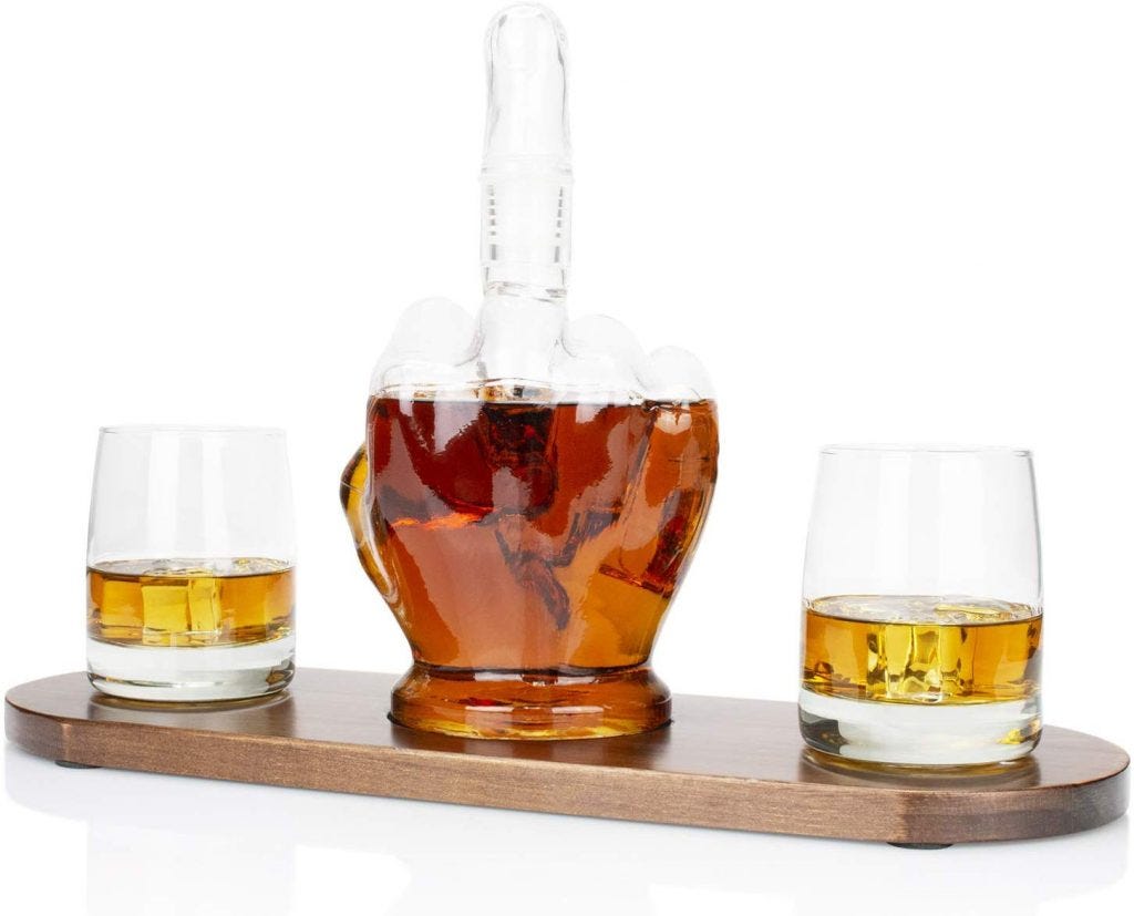 personalised decanter set