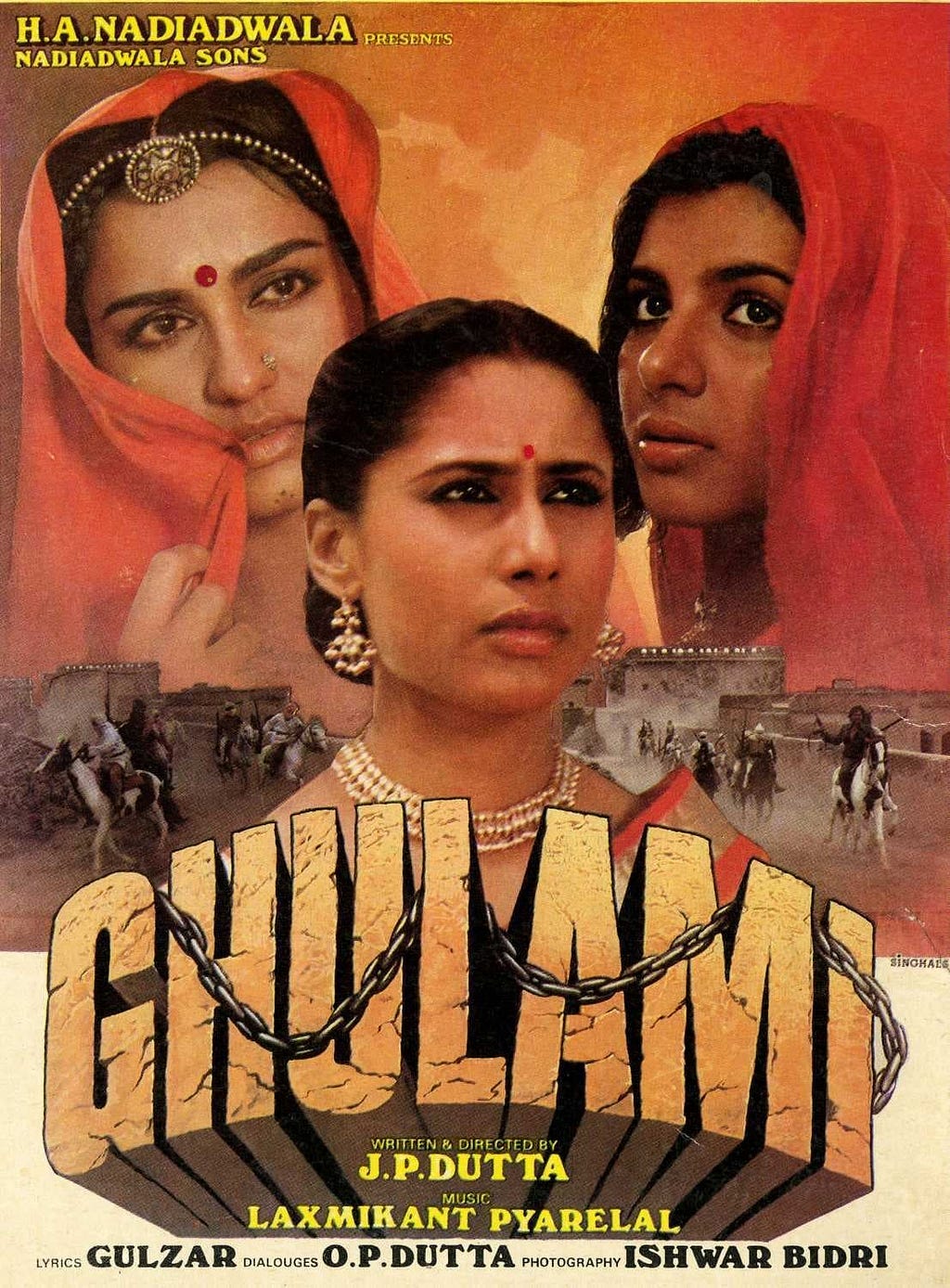 Ghulami (1985) | Poster