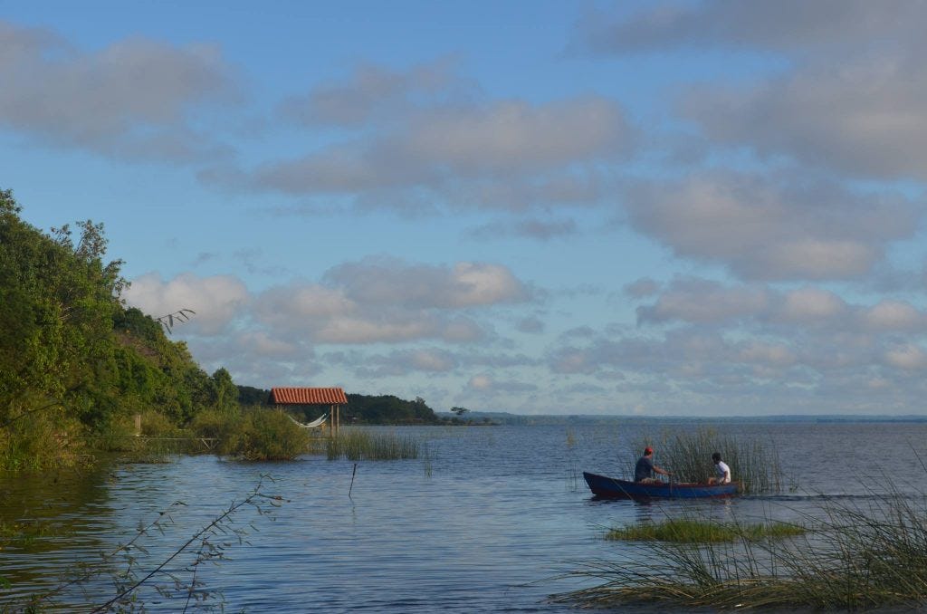 Lago Azul de Ypacarai| Foto: GV