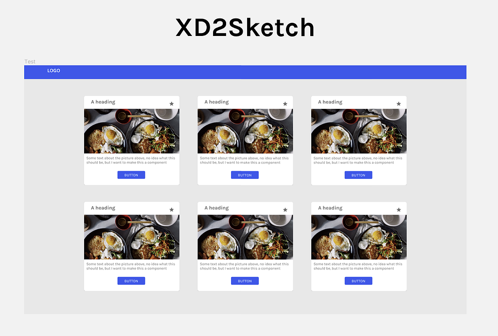 Conversion result using XD 2 Sketch