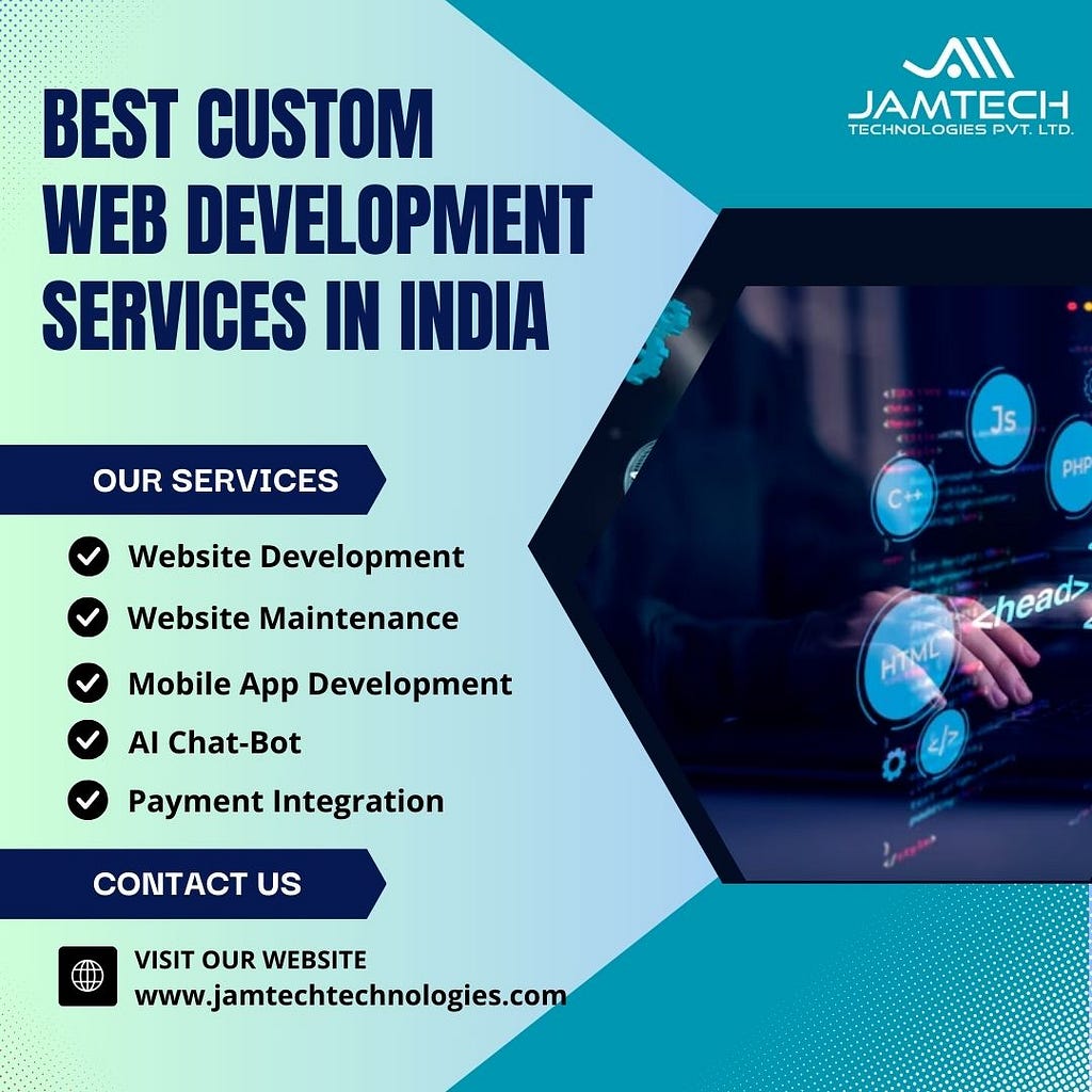 Best Custom Web Development Services in India