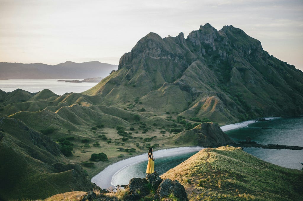 Travel to this breathtaking coastline in Indonesia.