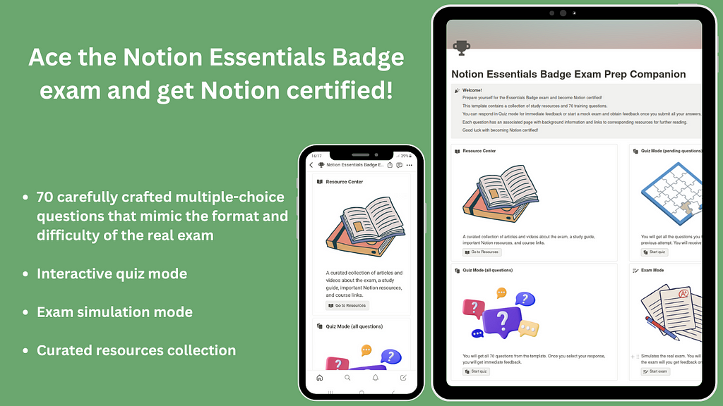 Notion Essentials Badge Exam Prep Companion