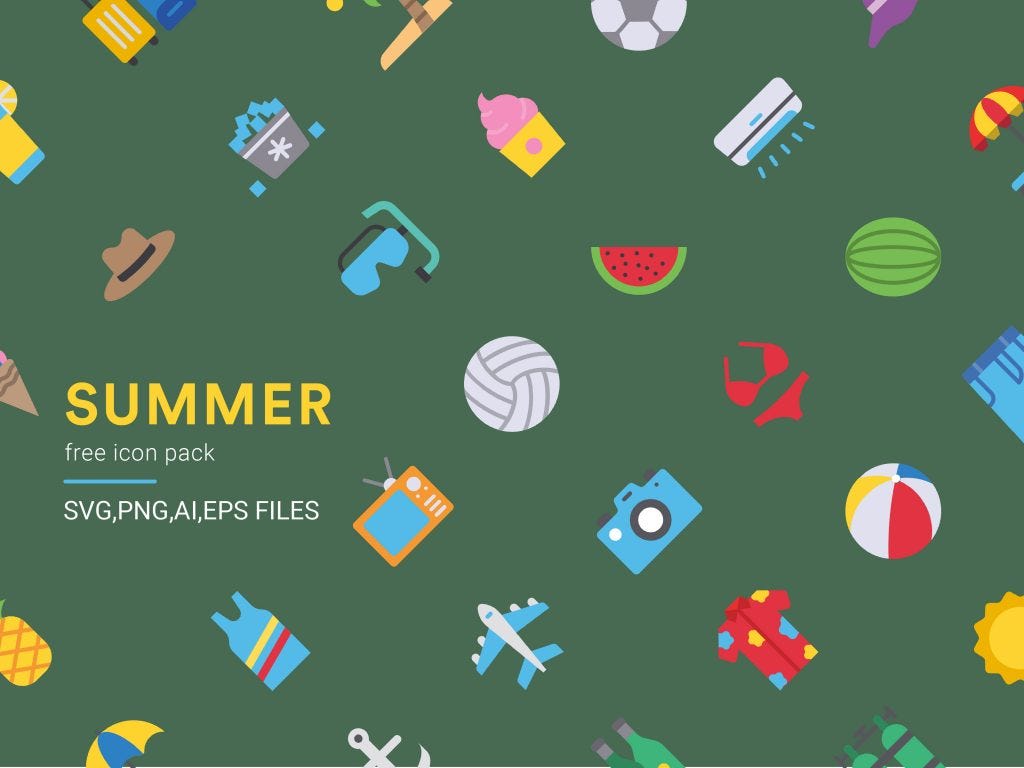 Summer free icon pack