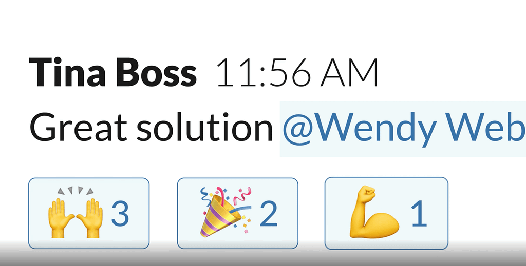 Emoji reactions on Cisco Webex Teams