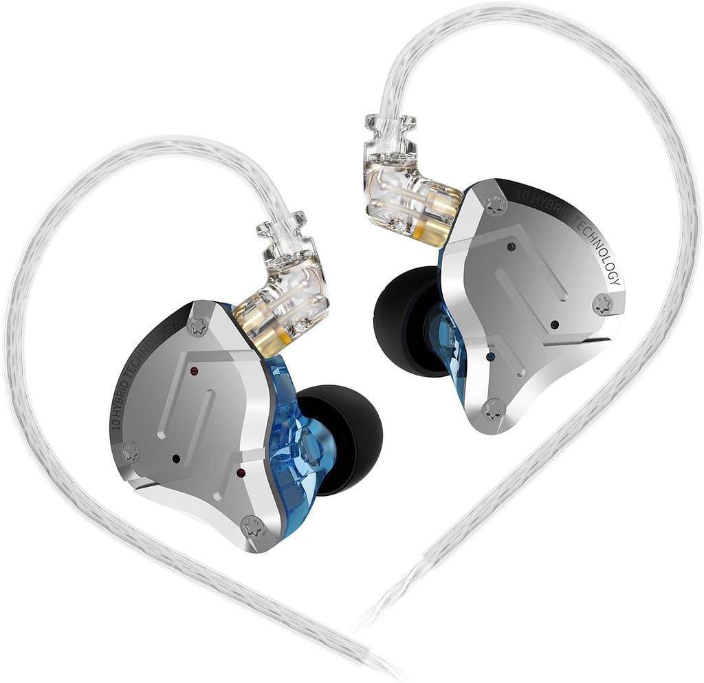 Regali per Batteristi — In Ear Monitor Auricolari KZ ZS10 Pro