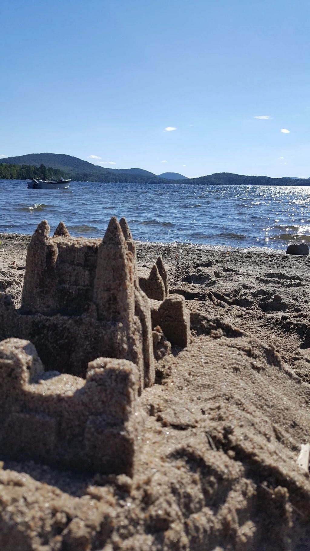 Sand Castle on Moffitt Beach, Speculator, NY