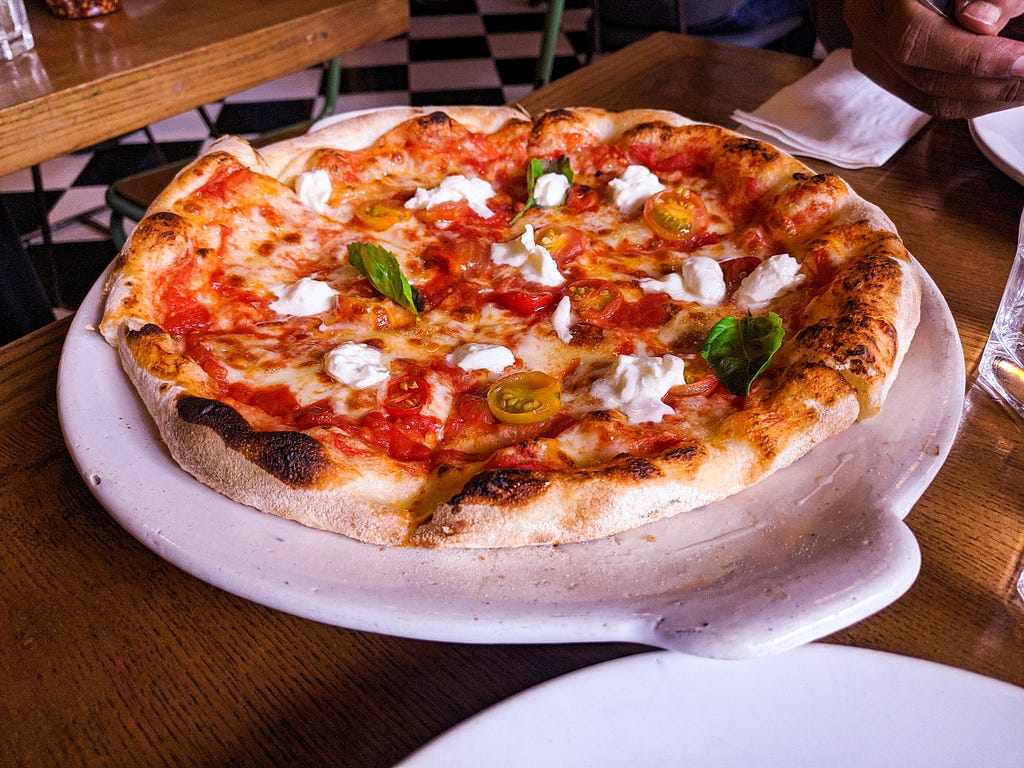 This is margherita pizza