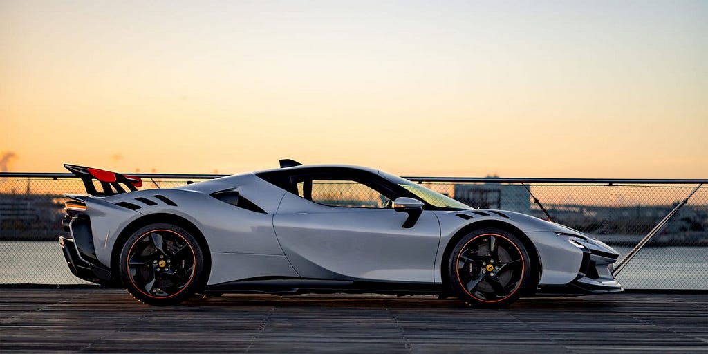 Ferrari SF90 Stradale, a hybrid supercar.