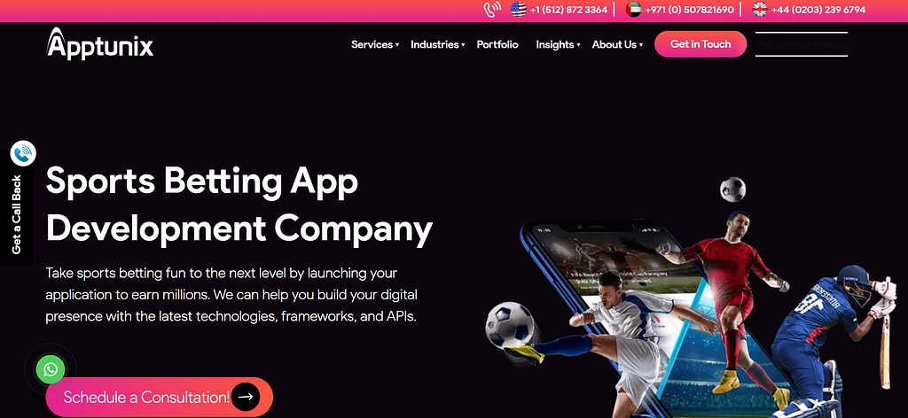 Apptunix Sports betting