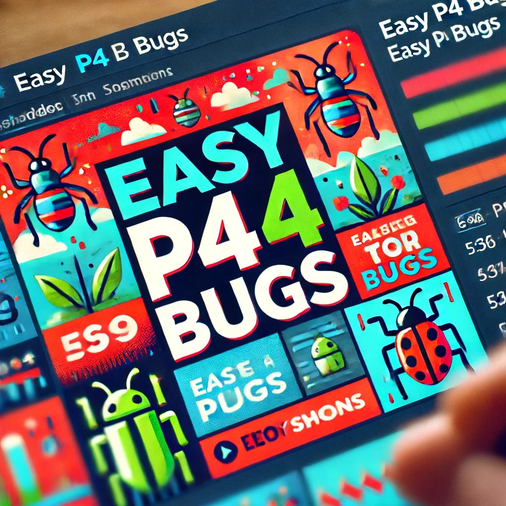 List of Easy P4 $$$$