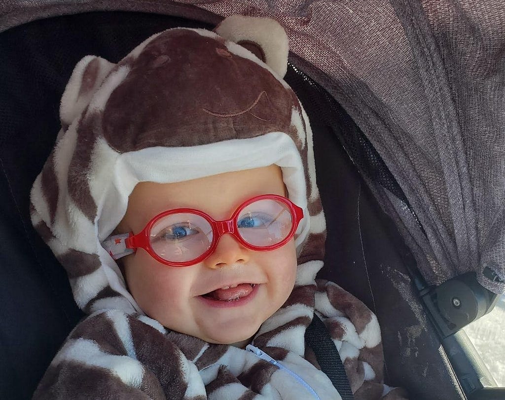 Baby Rowan smiling — Invitae genetic testing patient stories