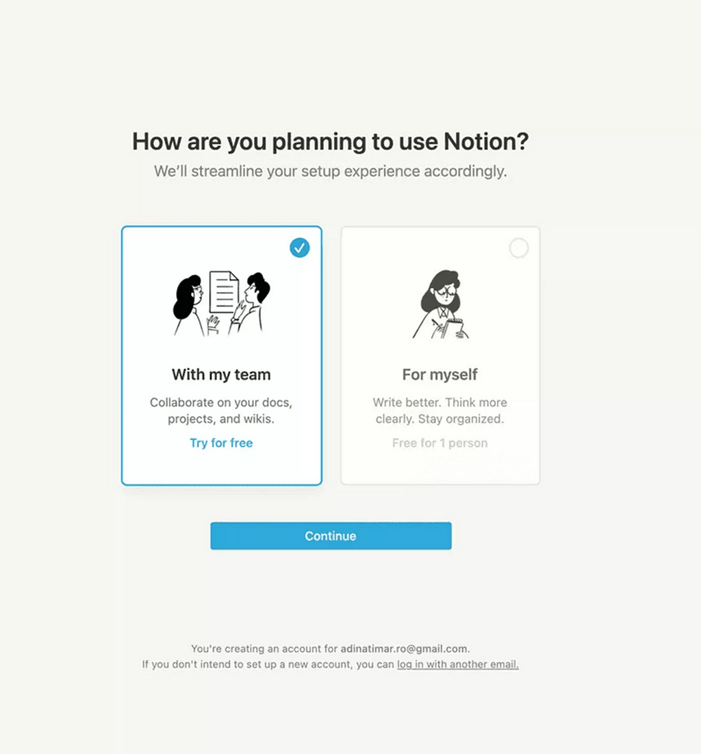 Notion welcome survey
