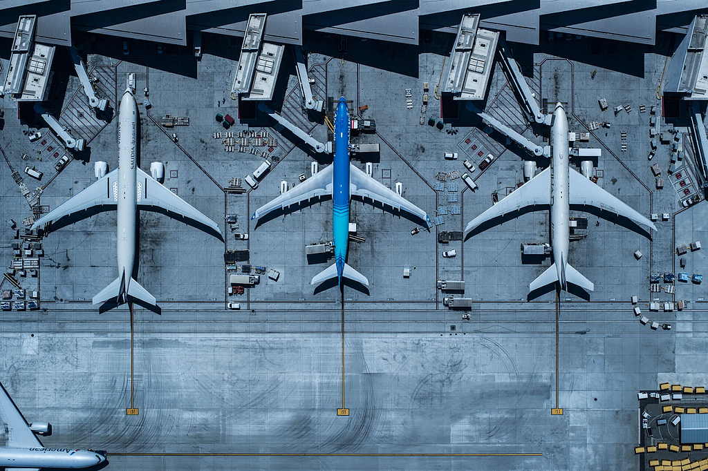 LAX Tom Bradley International Terminal airside. Courtesy of Getty Images