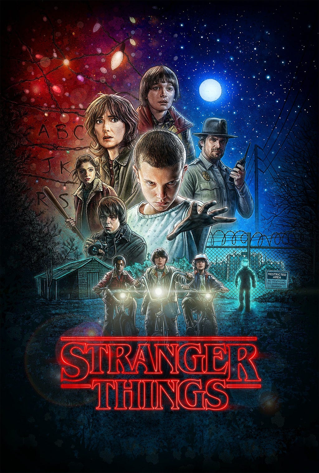 “Stranger Things” TV series poster