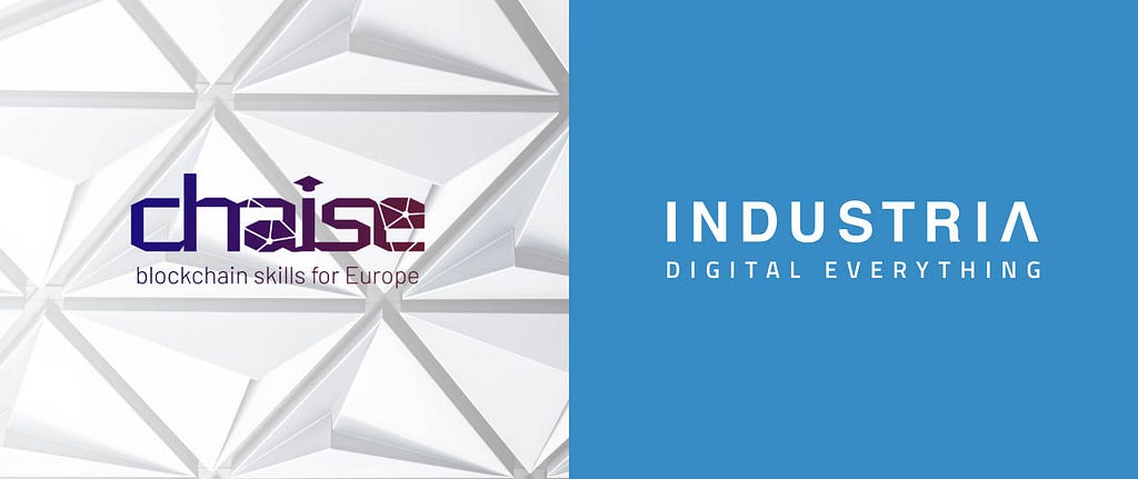 INDUSTRIA joined the CHAISE (Blockchain Skills for Europe) consortium