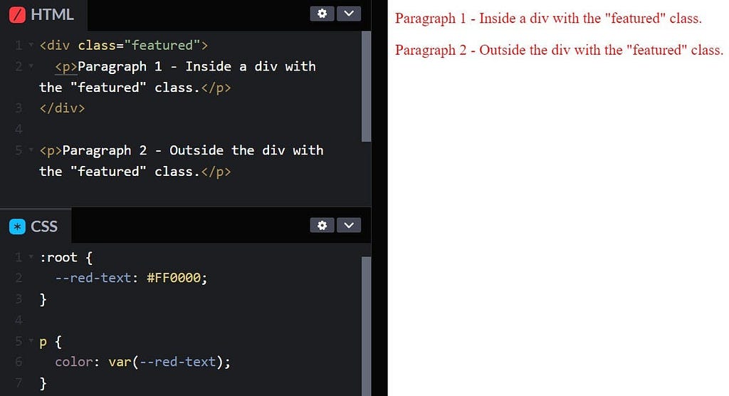 Example 1 CodePen