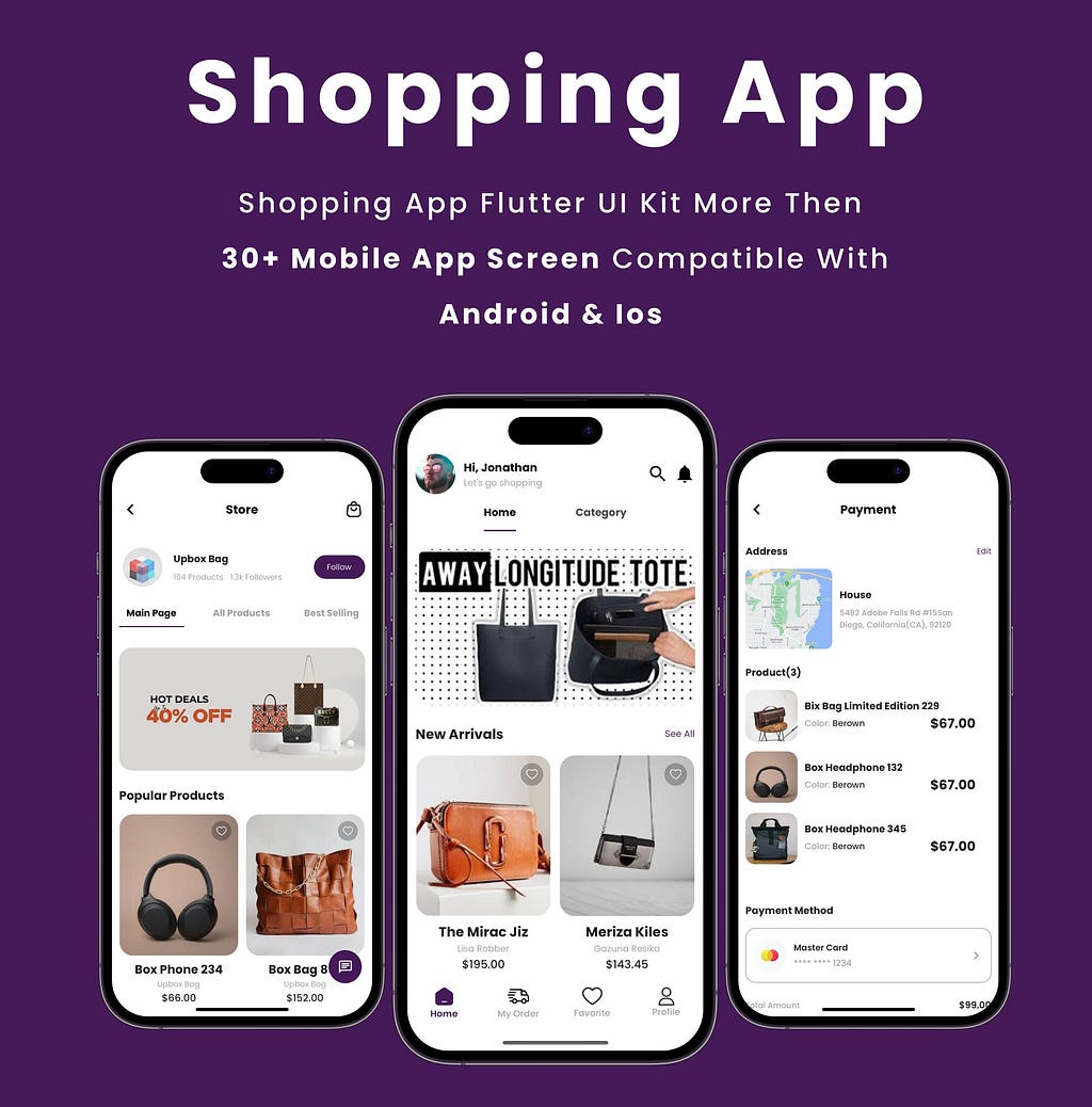 Shopping App — Flutter Mobile App Template