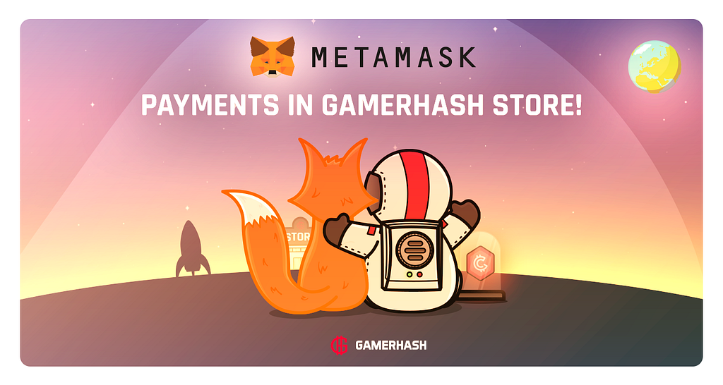 Enjoy MetaMask integration at GamerHash Store!