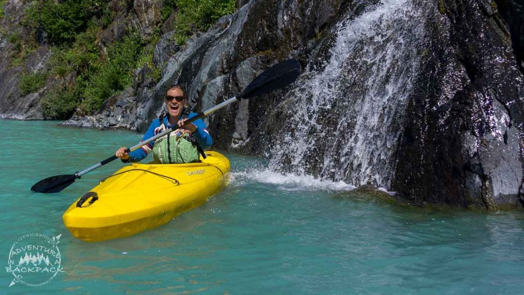 Kayaking on Portage Lake 