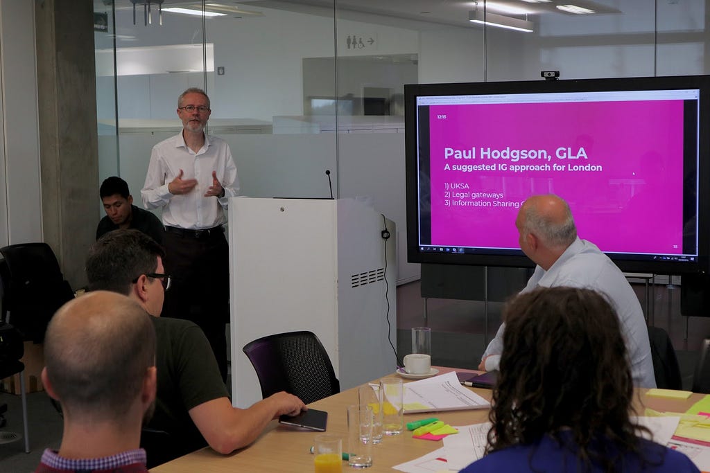 Paul Hodgson, Senior Manager for City Data at the Greater London Authority (GLA)