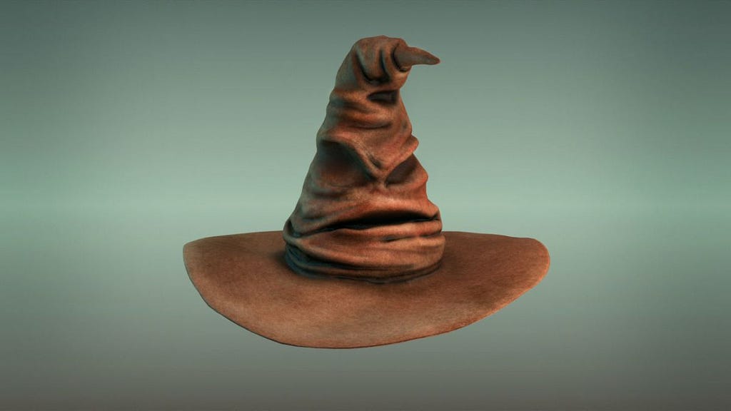 sorting hat from harry potter