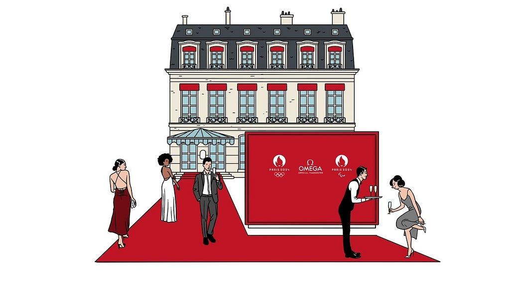 The Omega House for Paris 2024 is located at the Historic Hôtel de Poulpry and serves as Omega’s Hospitality House for Paris 2024.