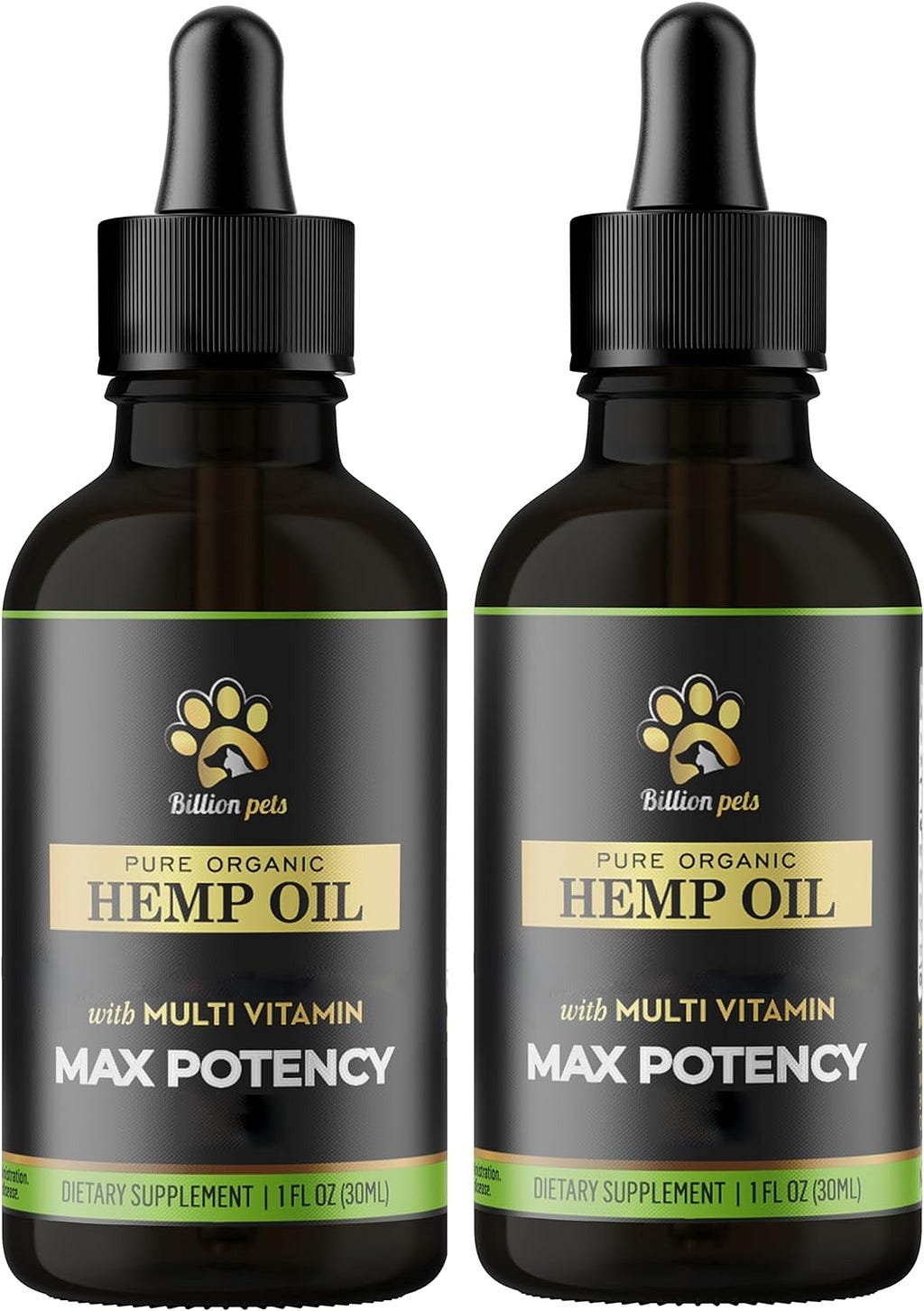 Hemp Oil for Dogs and Cats - Hemp Oil Drops with Omega Fatty Acids - Hip and Joint Support and Skin Health