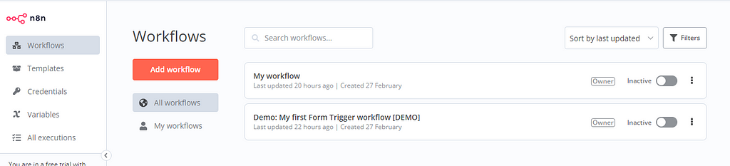Create a Workflow