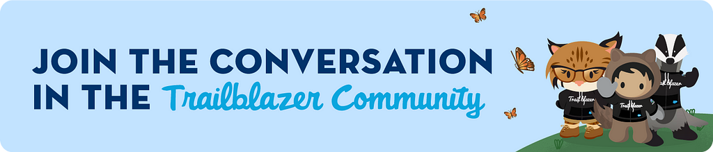 Join the Conversation in the Trailblazer Community