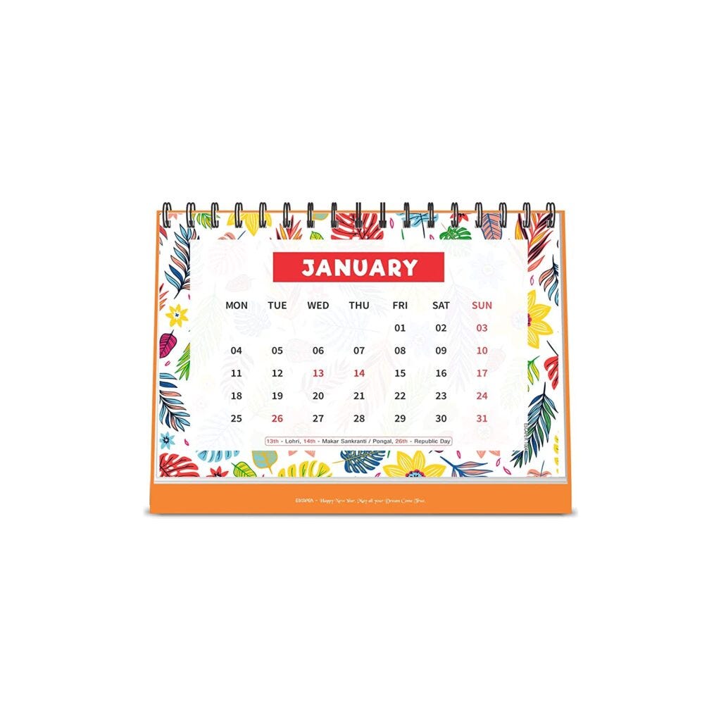 2021 desk calendar