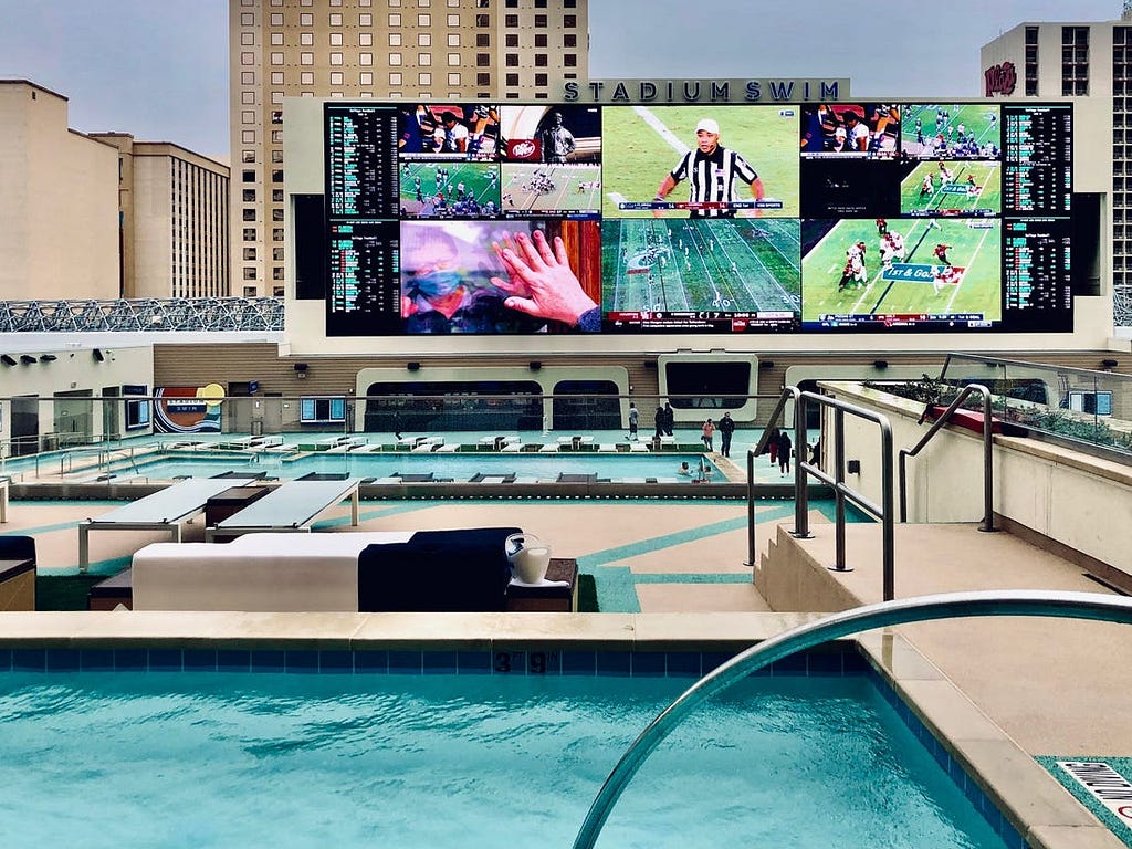 The pool amphitheater seems like it’ll be a huge hit someday.