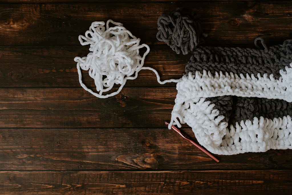 Crocheting contain unexpected errors and mistakes.