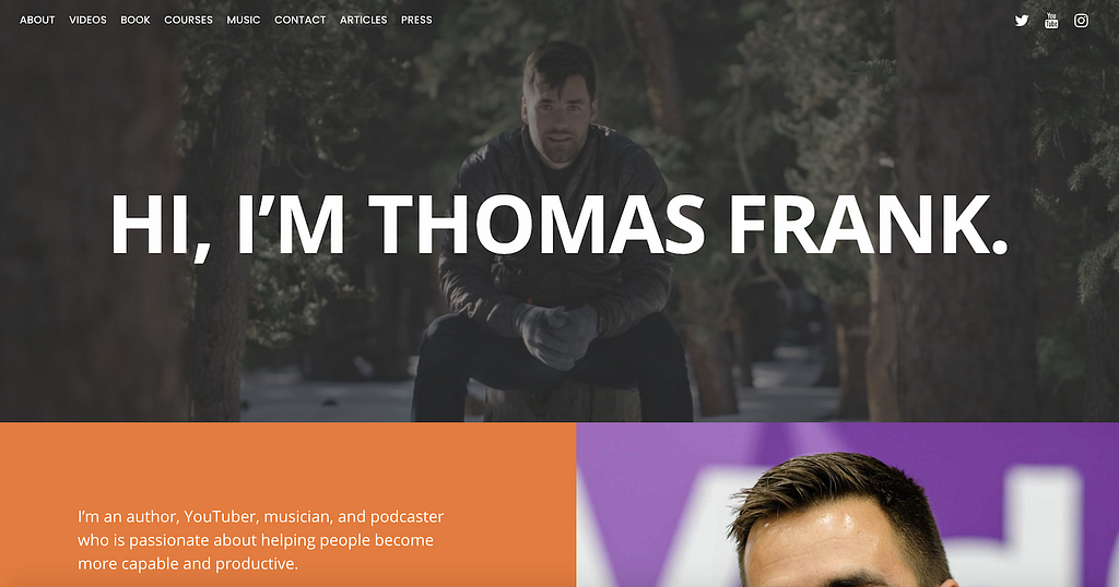 Thomas Frank’s Personal Website