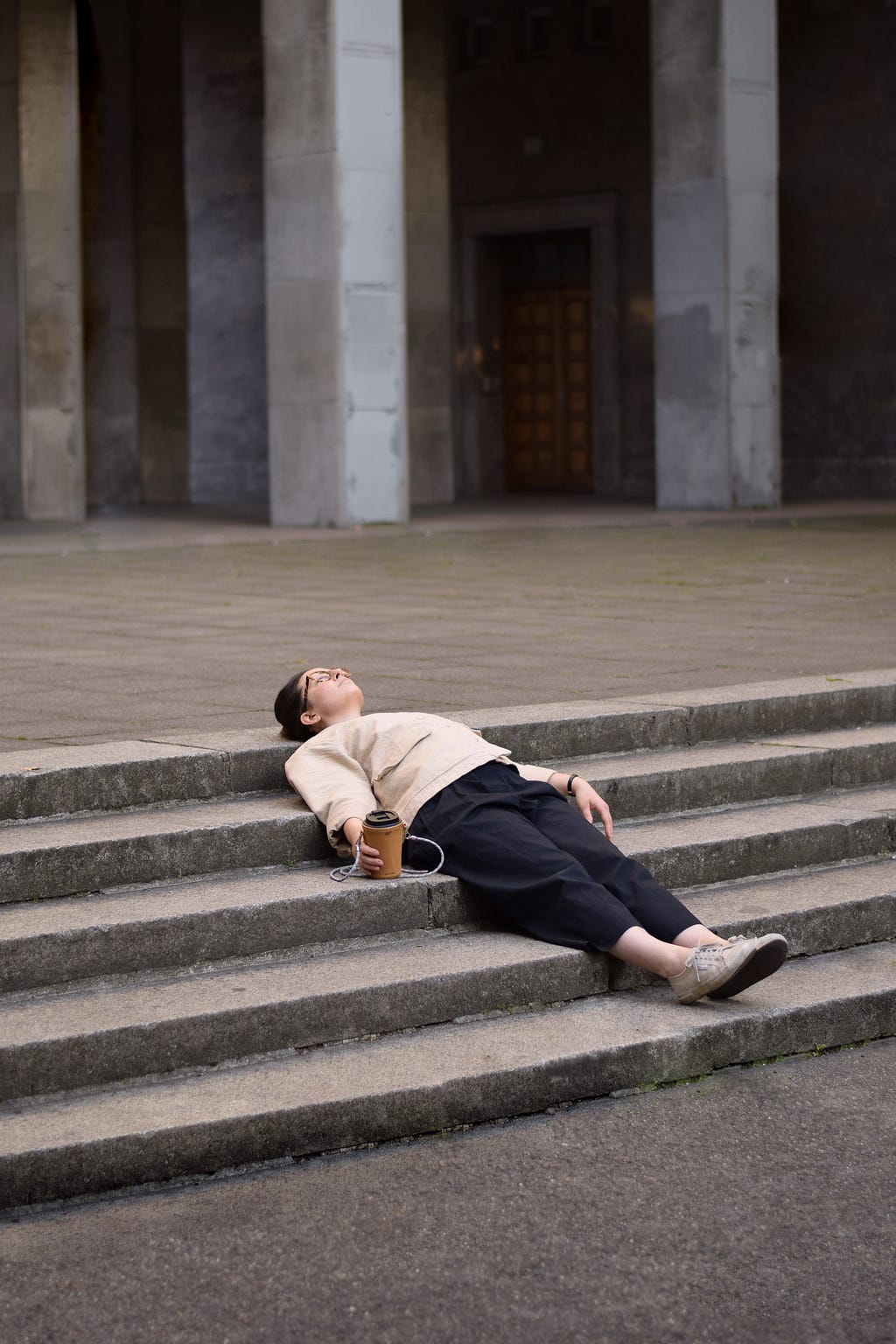 woman lying down