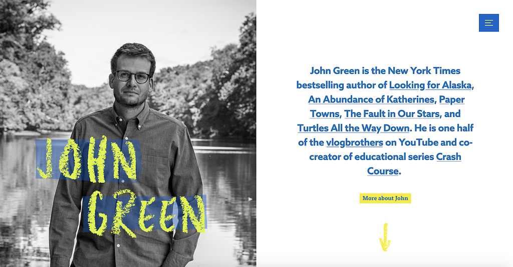 John Green’s Personal Website