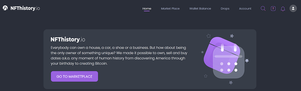 NFThistory aims to be the ultimate NFT marketplace.