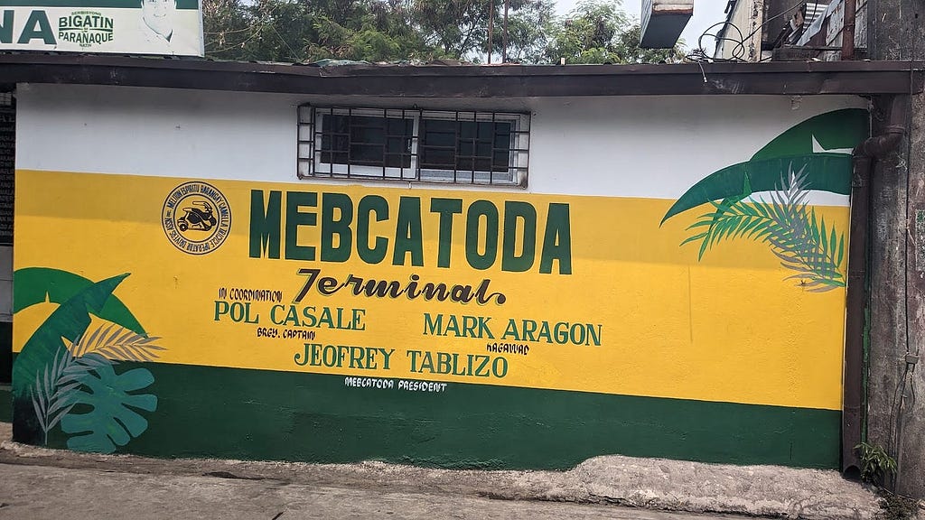 A bus terminal in Paranaque, Manila