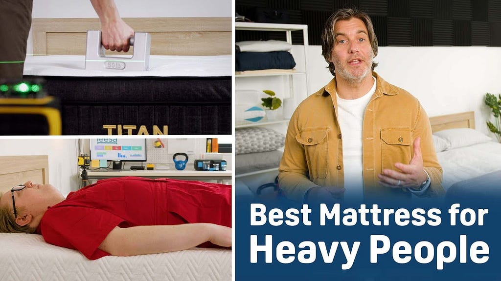 Best Mattresses for Heavy People: Top Comfort Picks!